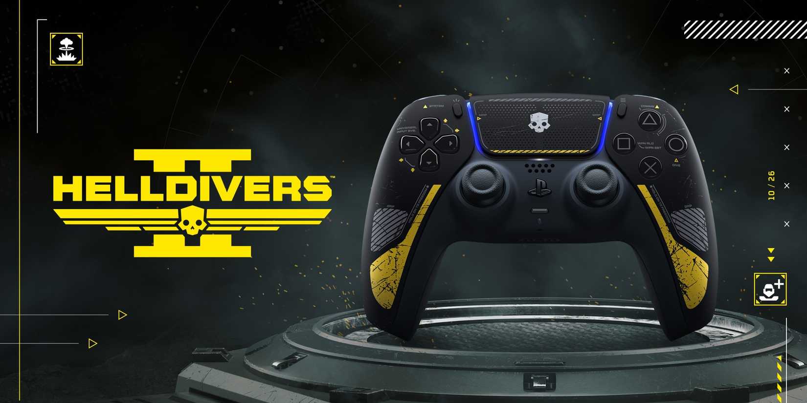 The new Helldivers 2 Limited Edition DualSense Controller