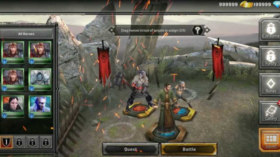 Heroes of Dragon Age In Game Screenshot 3