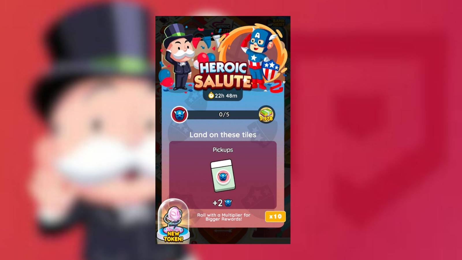 heroic salute monopoly go