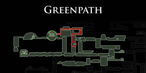 Hollow Knight - Greenpath Map