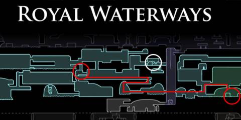 Hollow Knight - Royal Waterways Map