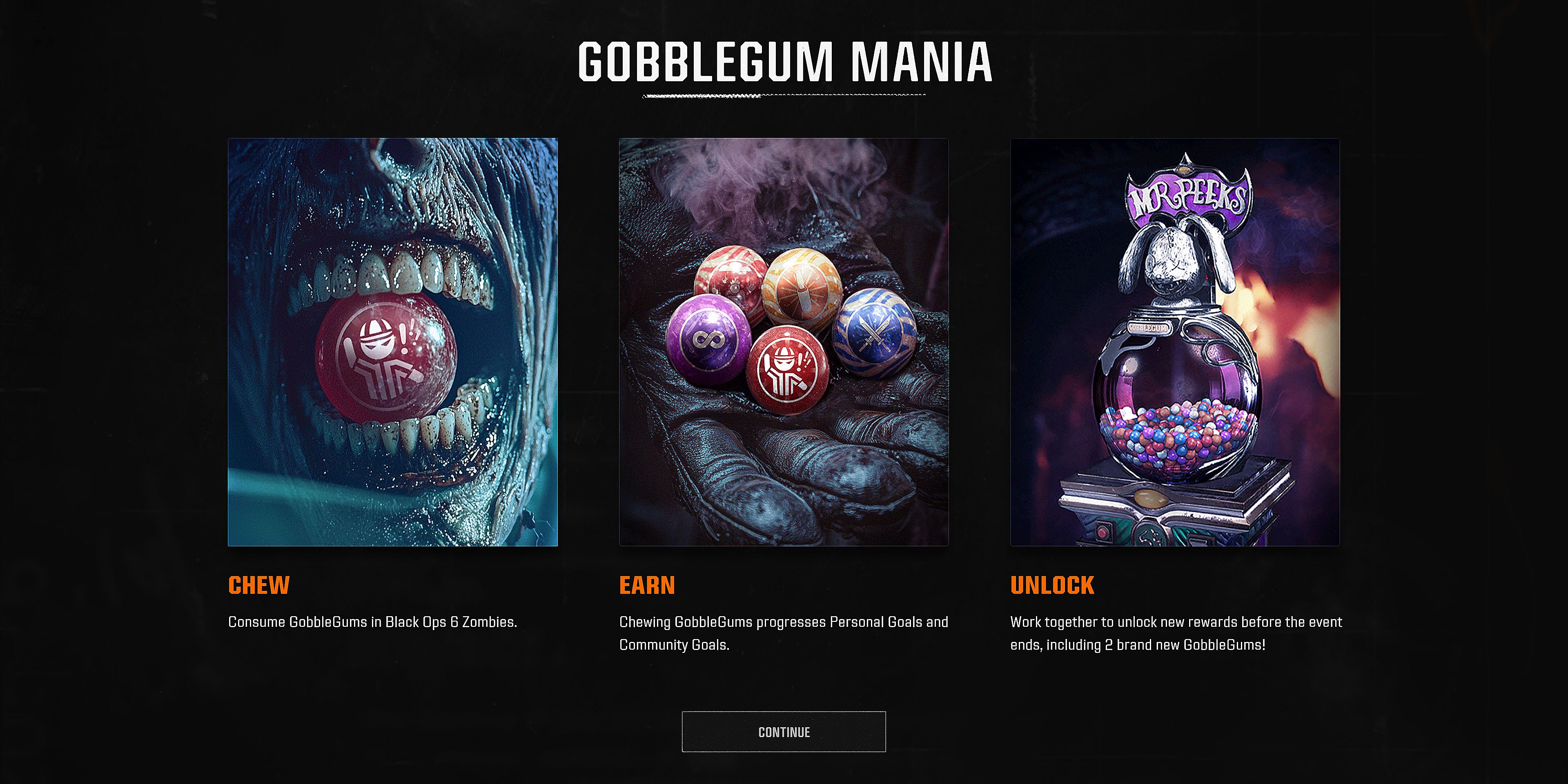 All GobbleGum Mania Event Rewards in Black Ops 6