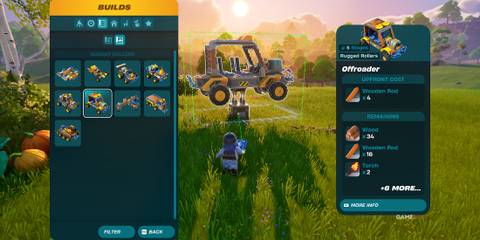 how to build a Offroader in LEGO Fortnite Odyssey 