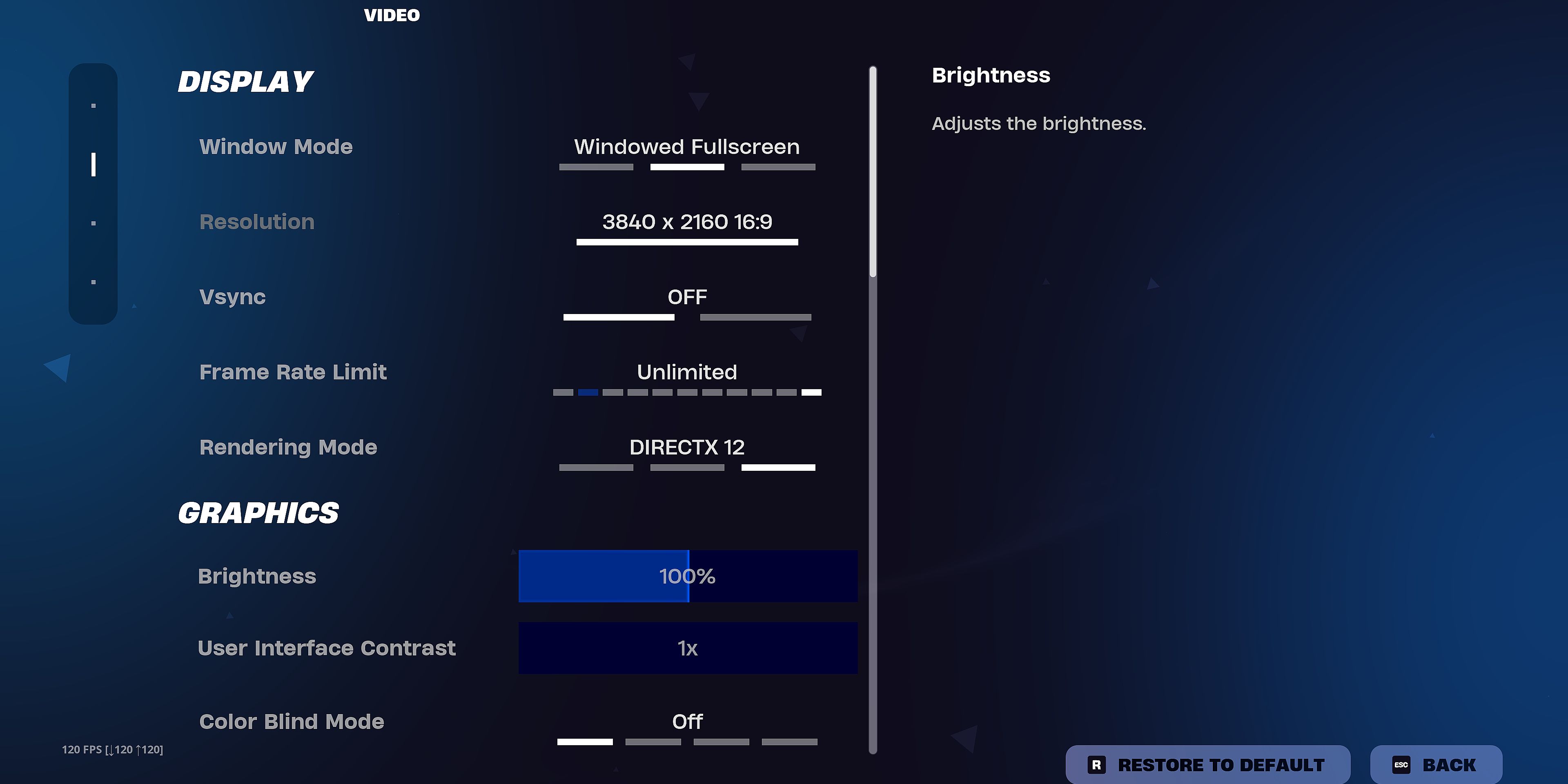 how to change Display to Windowed Fullscreen in Fortnite 