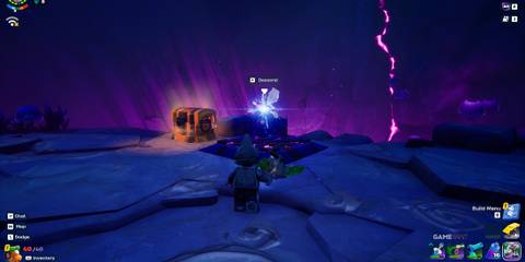 how to clear a Storm Cave in LEGO Fortnite