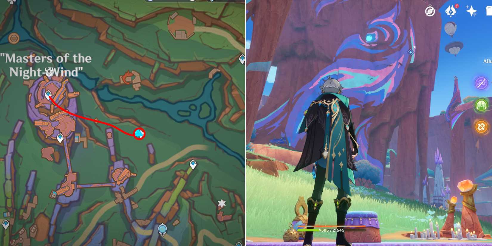 how to complete the mysterious graffiti quest in genshin impact