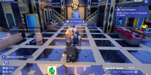 how to deliver Sack O' Cash to Marigold or Midas