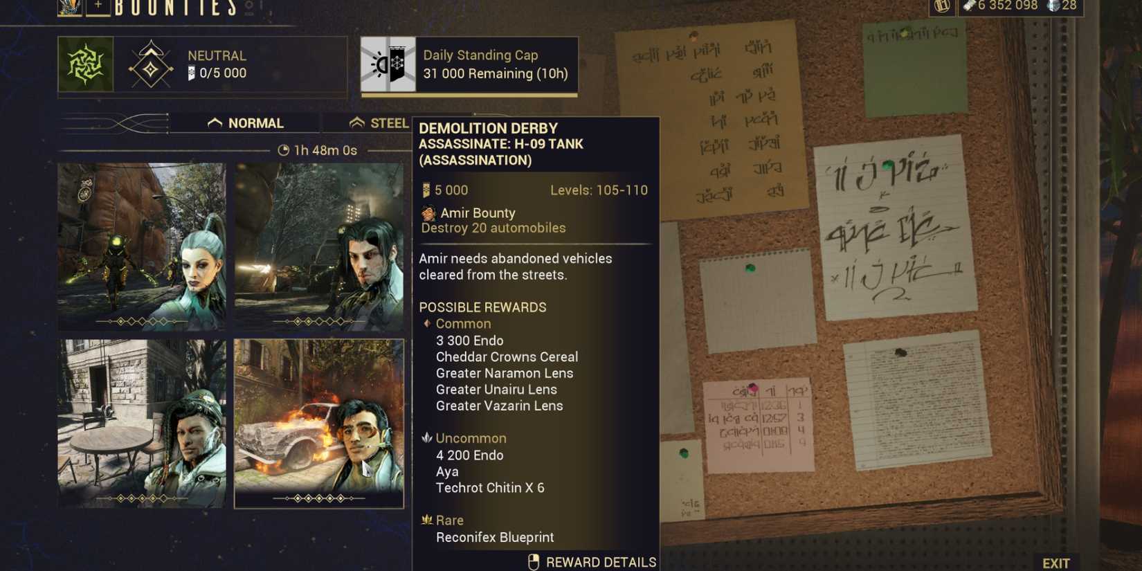 Warframe 1999: How To Get Cyte-09 Blueprints