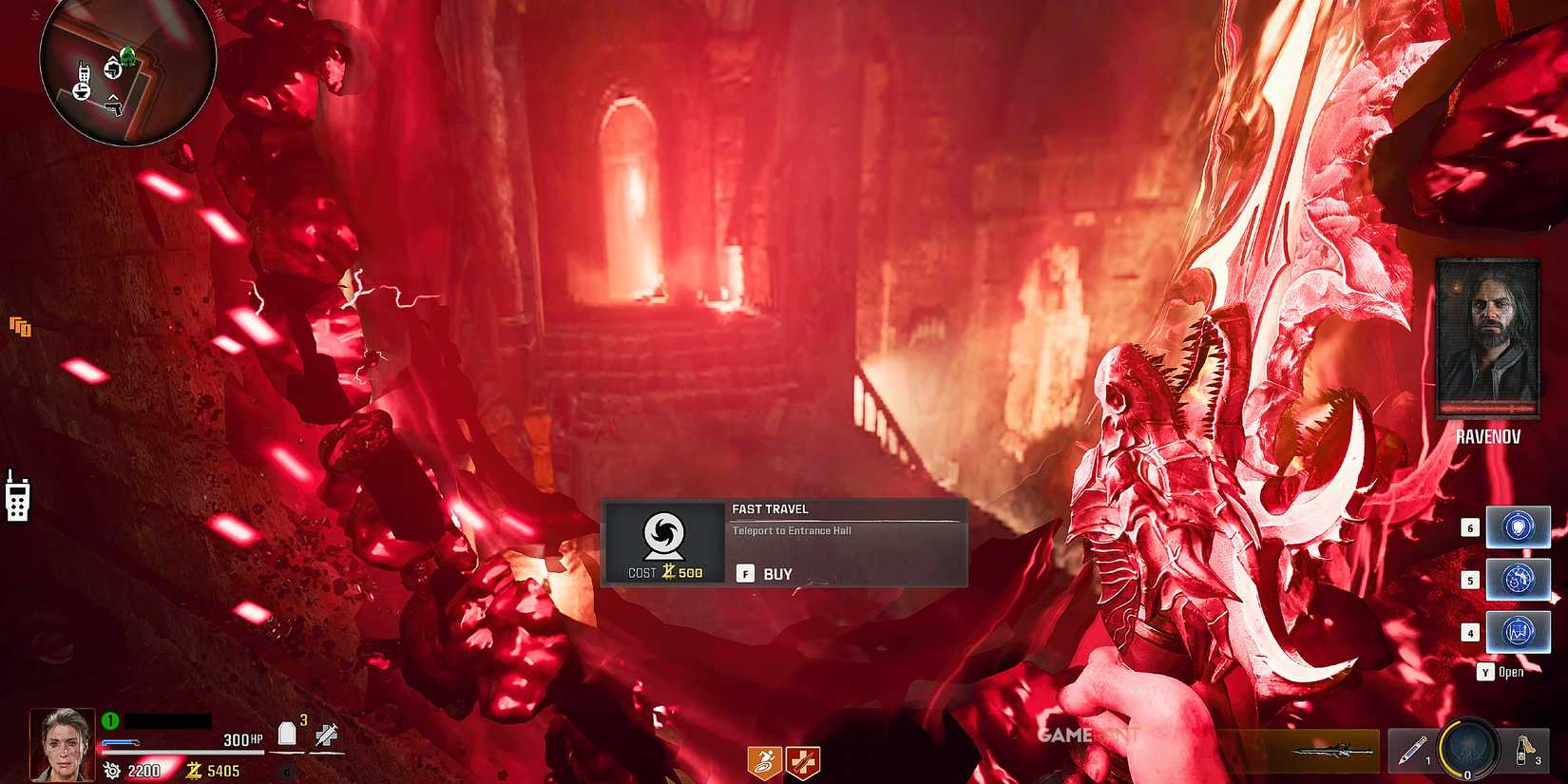 how to fast travel to the Entrance Hall on Citadelle Des Morts - Black Ops 6 Zombies 