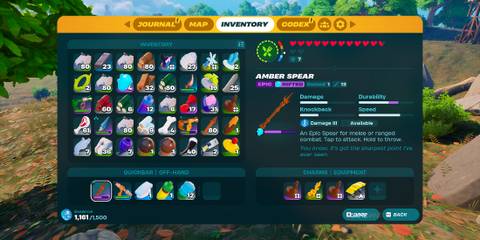 how to get Legendary weapons in LEGO Fortnite Odyssey