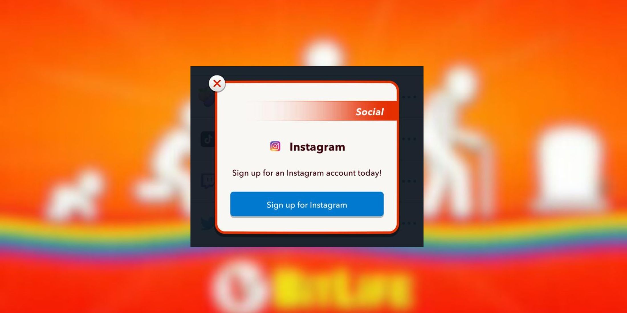 how to make social media accounts bitlife