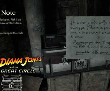 What's The Safe Code In Father and Son Mystery In Indiana Jones And The ...