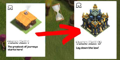 how to upgrade town hall level fast in clash of clans 