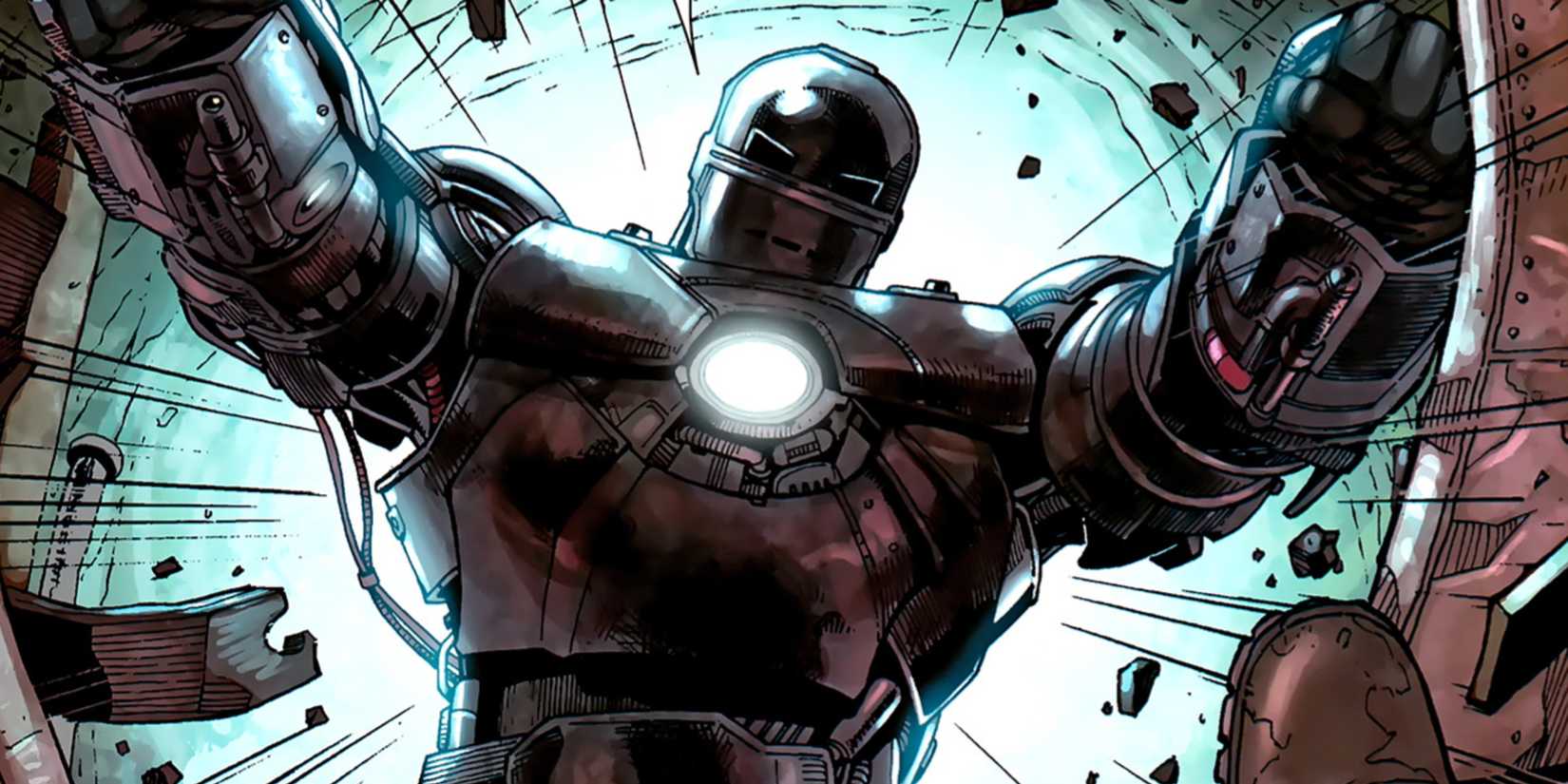 Iron Man in his Mark 1 armor in I Am Iron Man