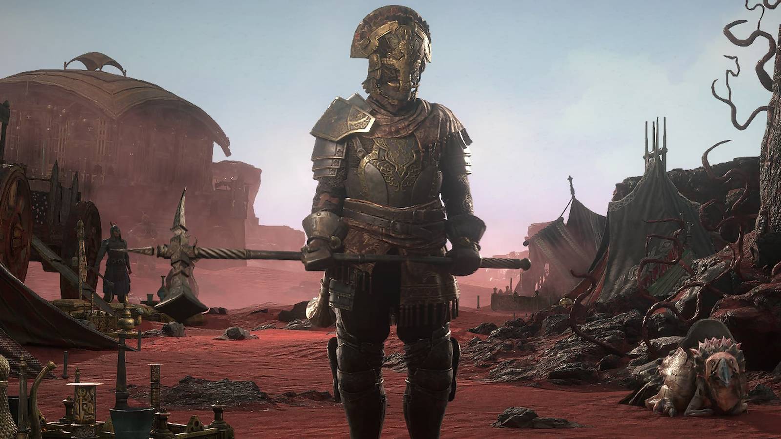 Mid level warrior in PoE 2