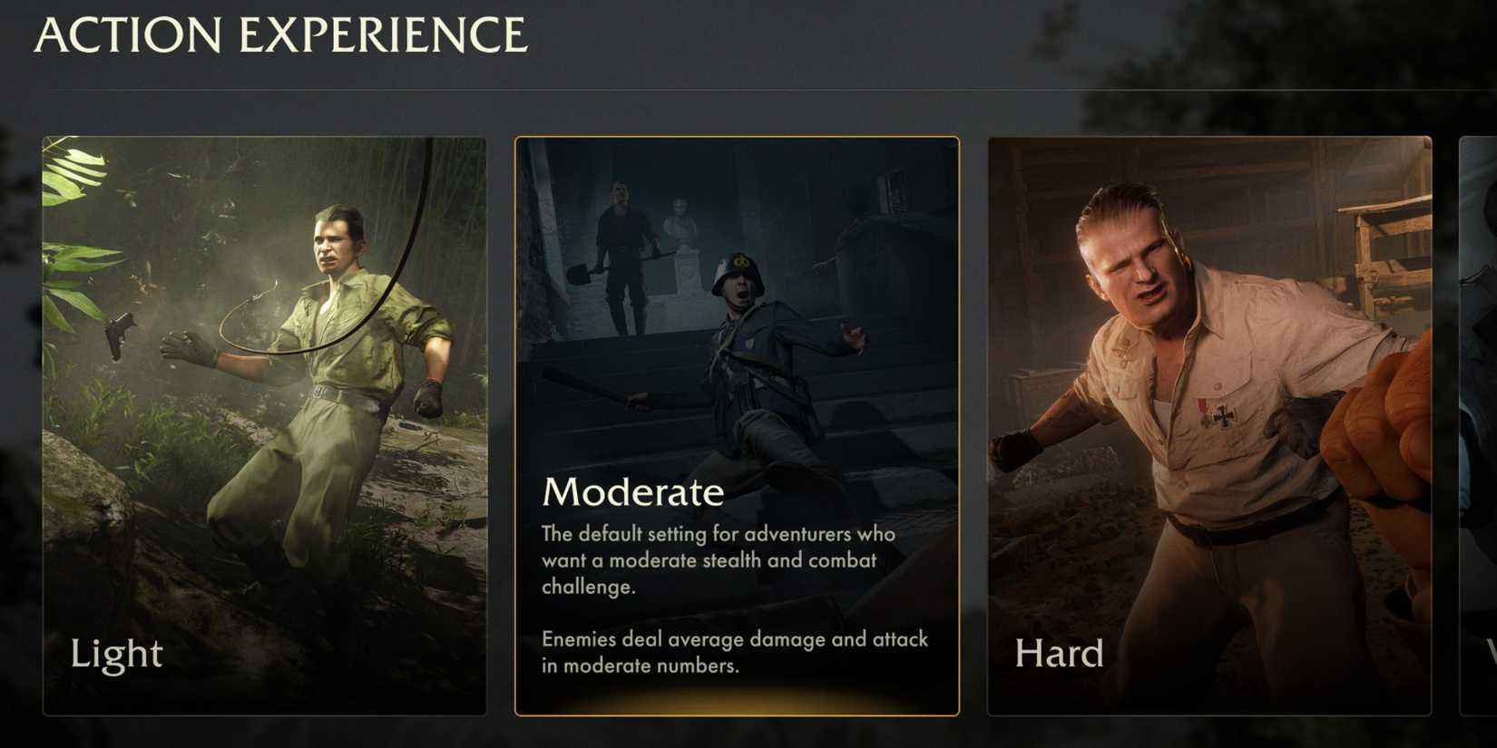 indiana jones action experience screen