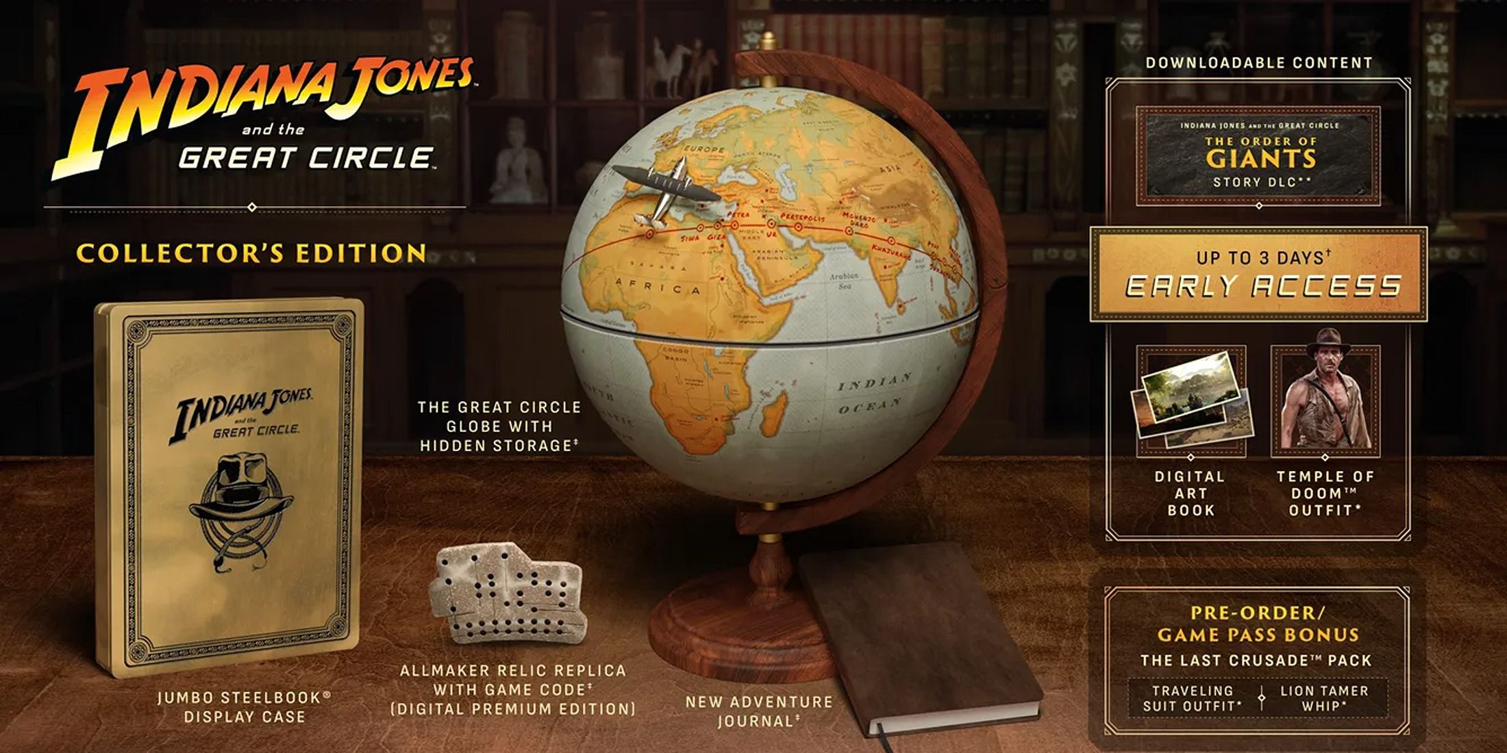 indiana jones and the great circle collector's edition