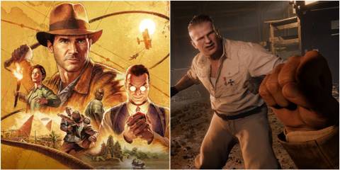 indiana jones and the great circle header and punching a guy