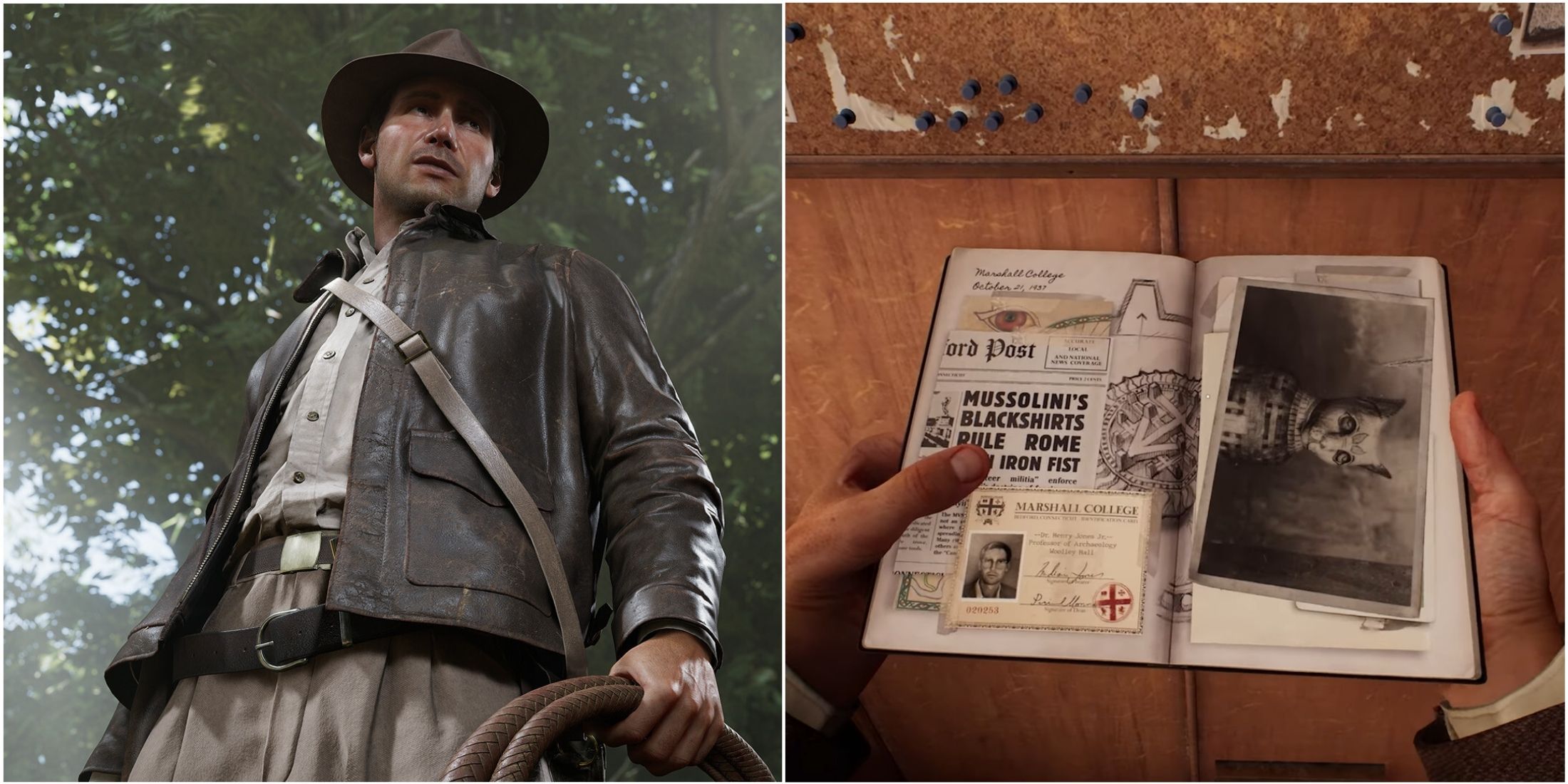 Indiana Jones and the Great Circle: All Notes Locations in Marshal College