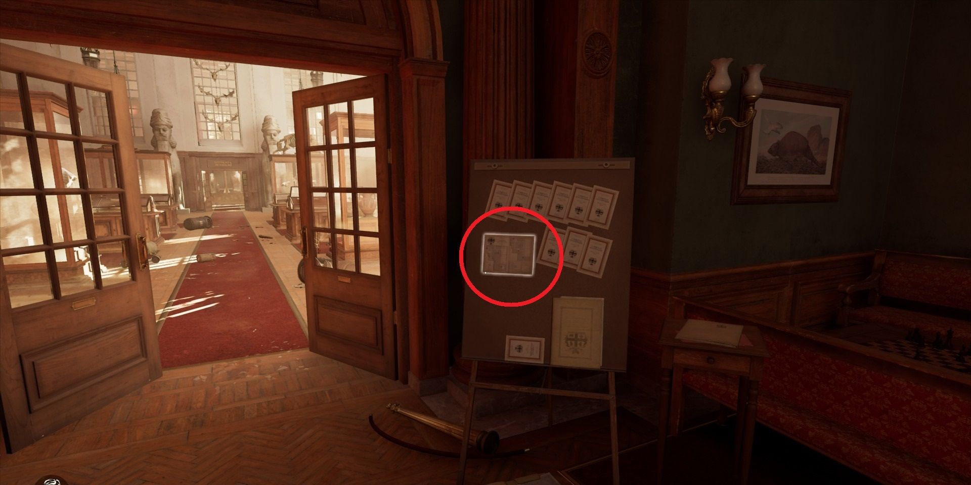 Indiana Jones and the Great Circle: All Notes Locations in Marshal College