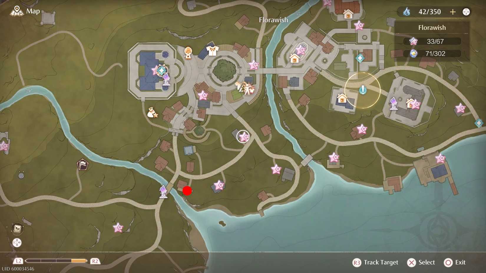 infinity nikki ginona map