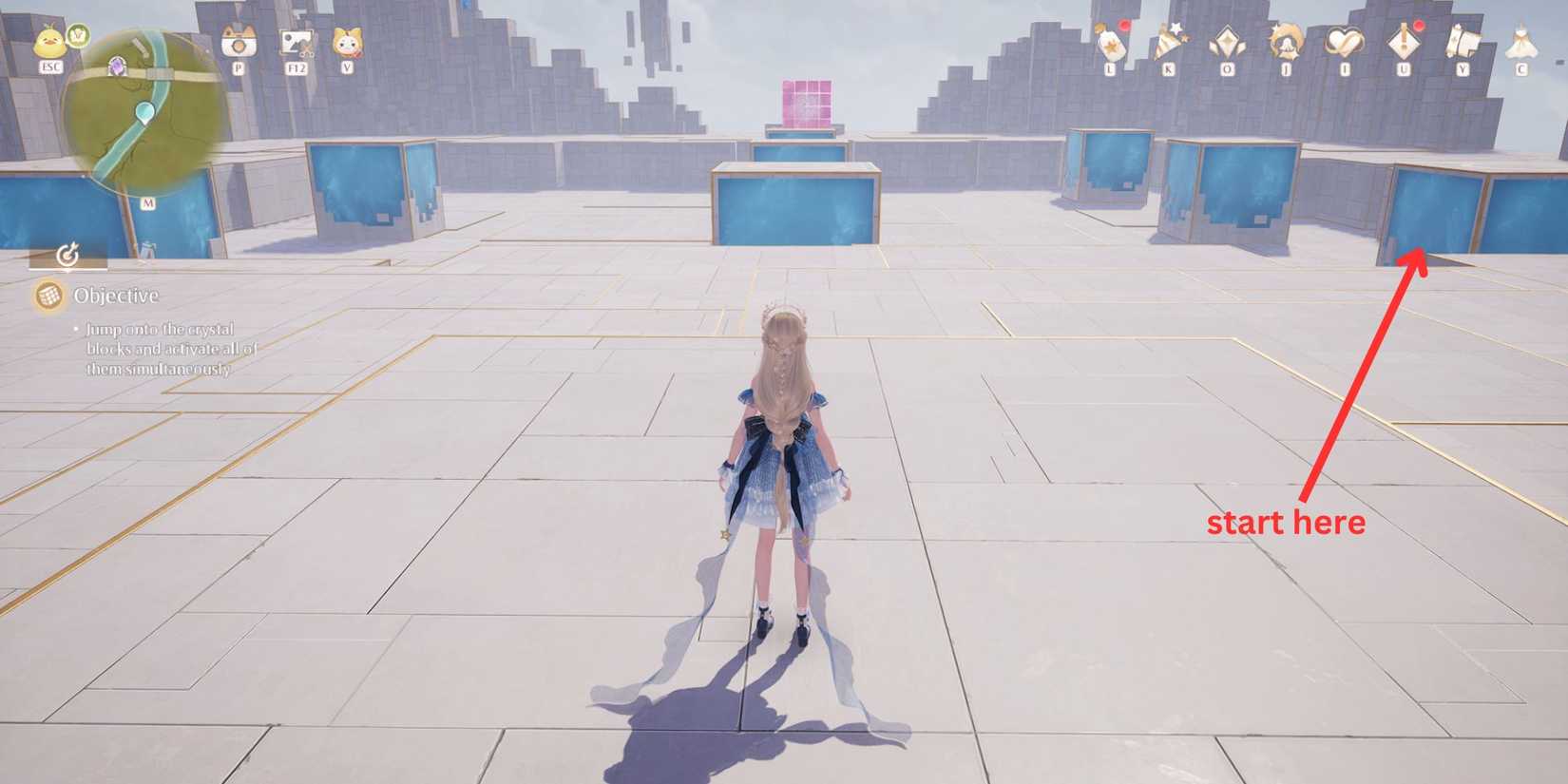 Infinity Nikki-How To Simultaneously Jump On All The Boxes - Infinity Nikki