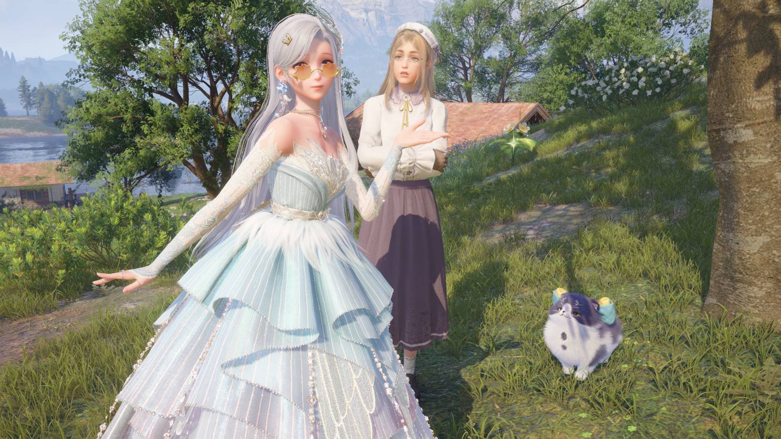 infinity nikki companions group photo