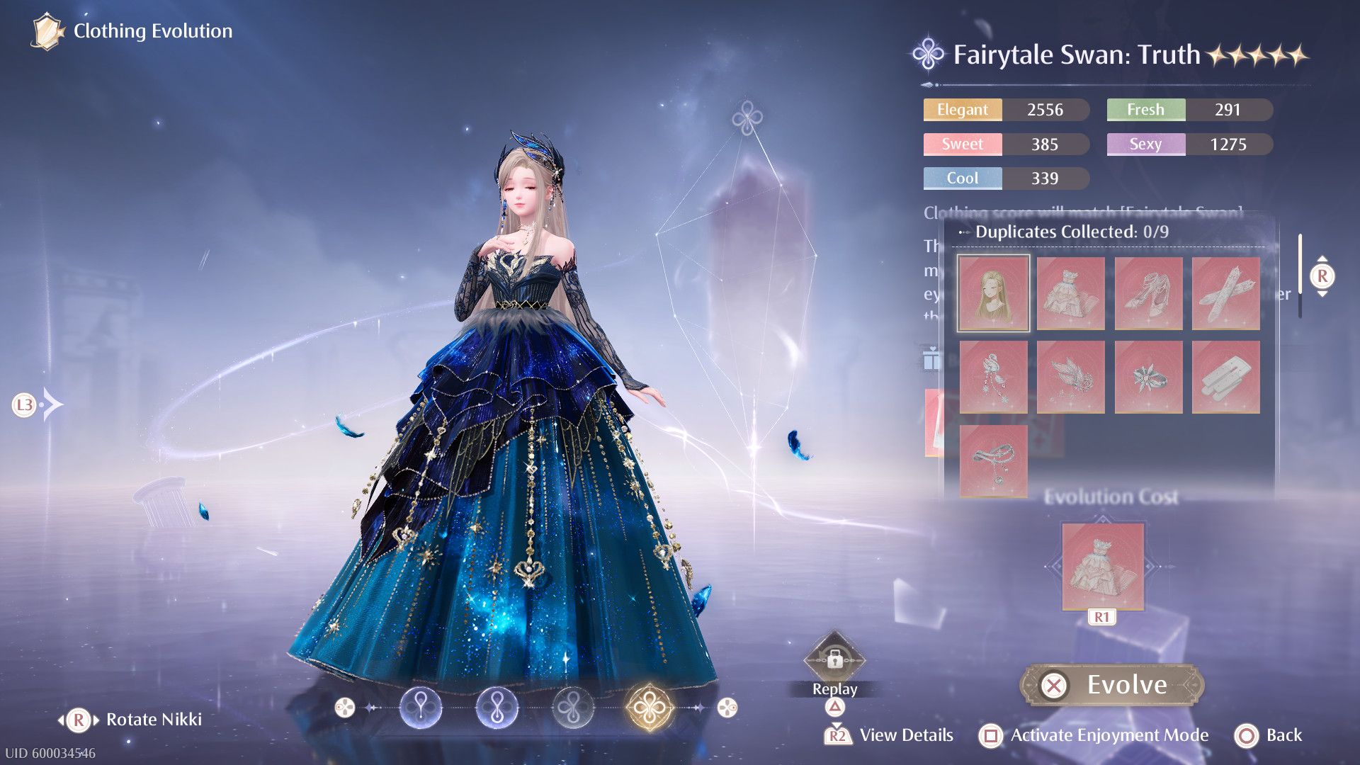 infinity nikki duplicate clothing