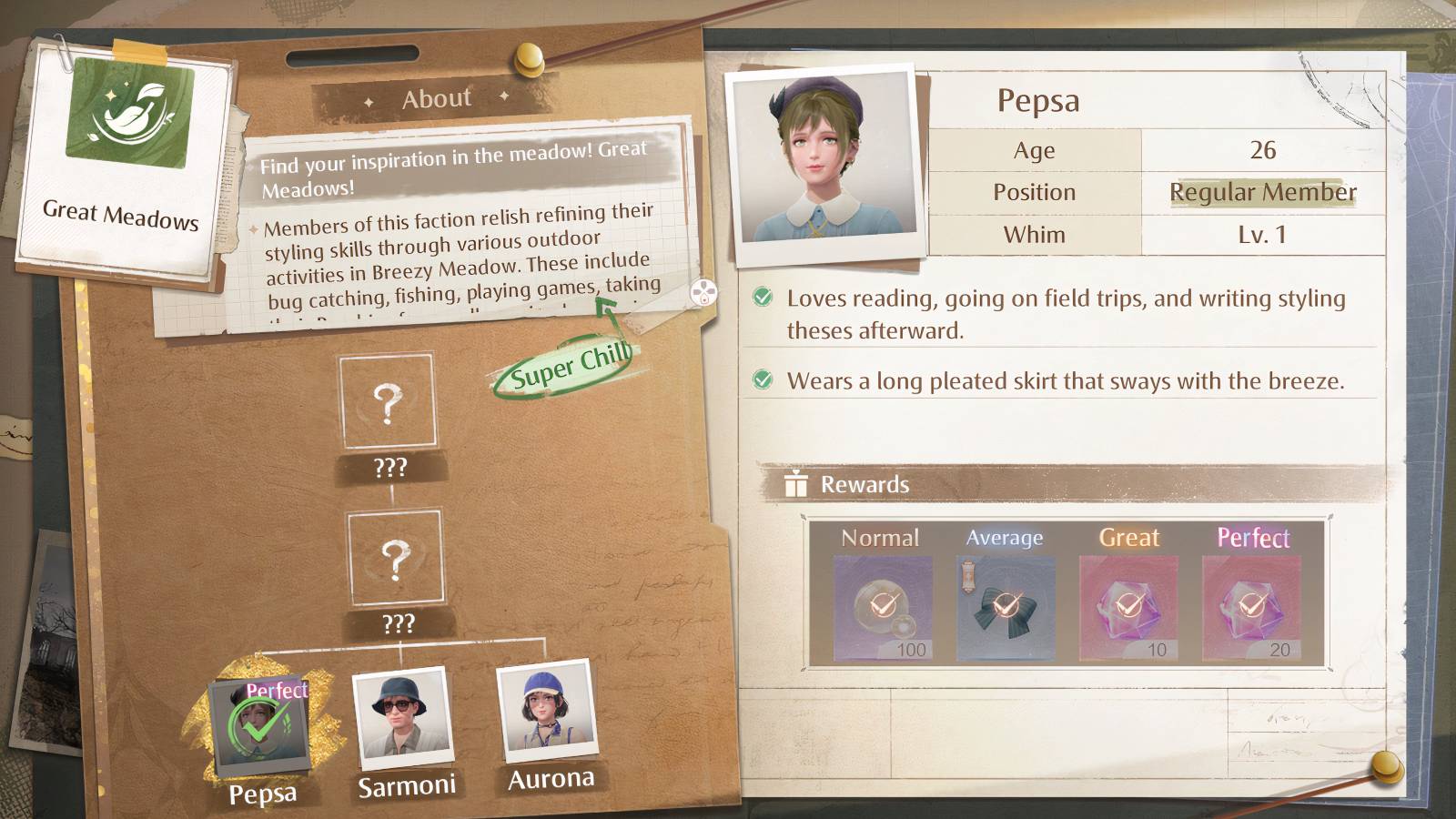 infinity nikki pepsa location