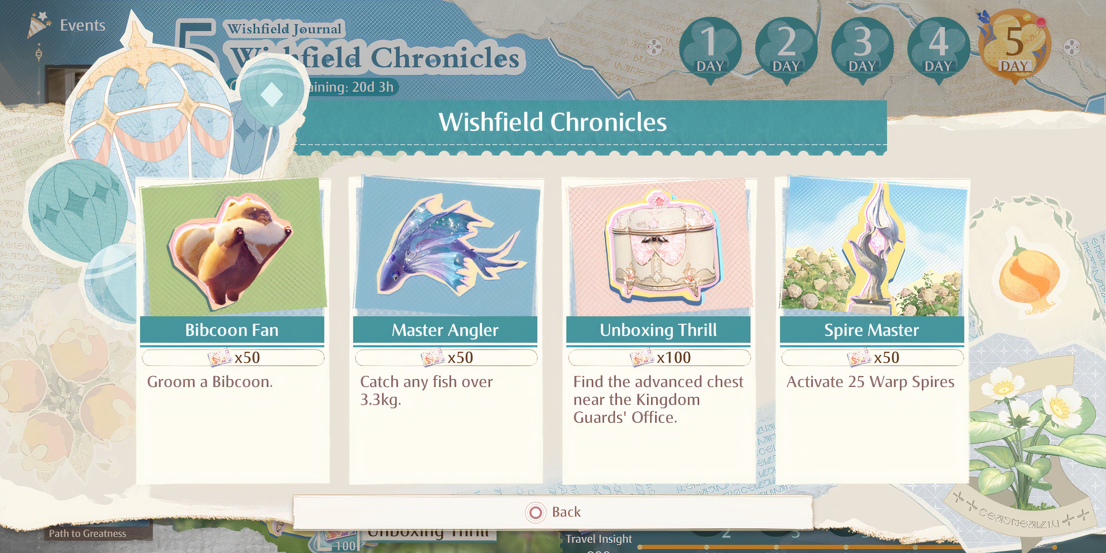 Infinity Nikki: Wishfield Journal Event Day 5 Guide (Wishfield Chronicles)