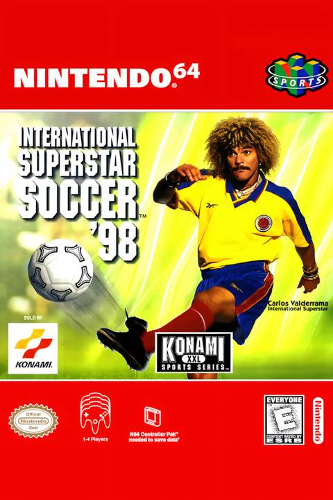 International Superstar Soccer 98 Cover