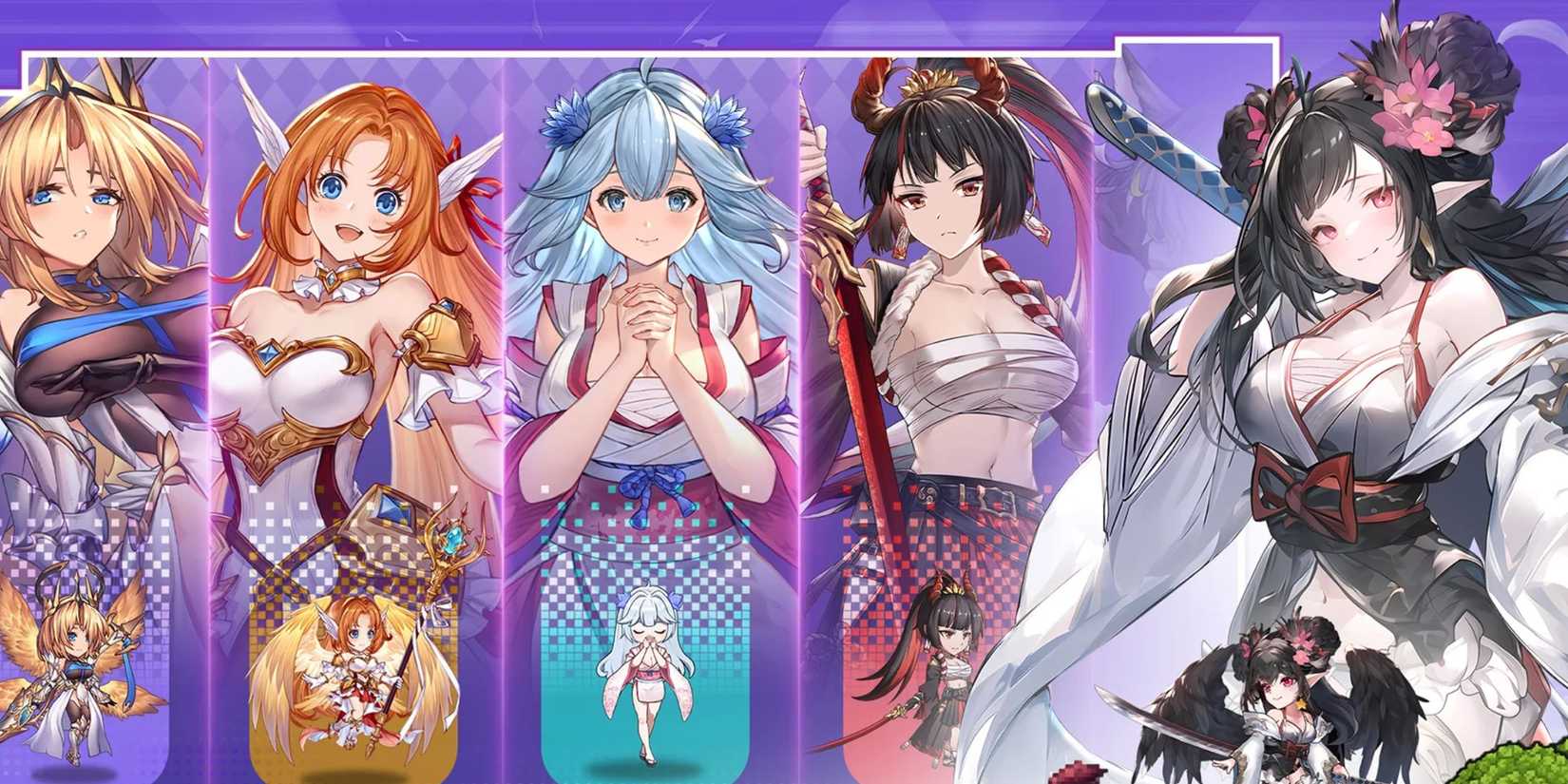 Isekai Saga Awaken characters