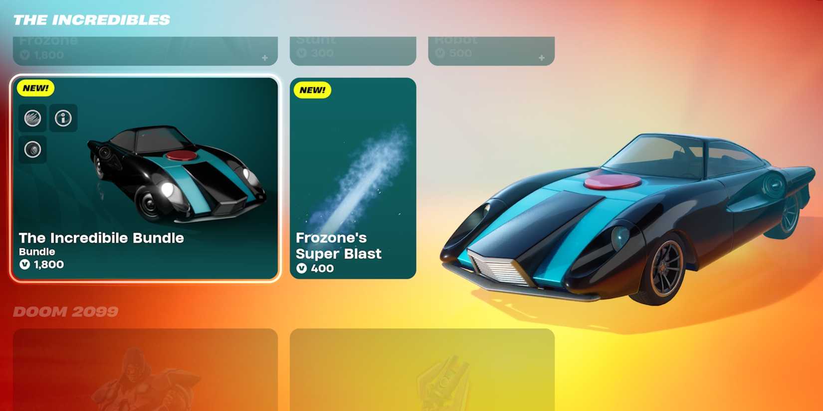 item shop the incredibile