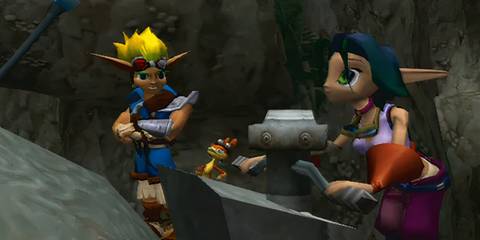 jak and daxter talking to keira