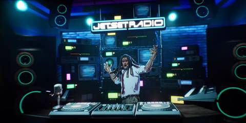 The Jet Set Radio reboot's DJ