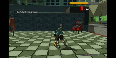 Jet Set Radio Future gameplay from early in the game