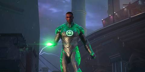 green lantern readying his ring