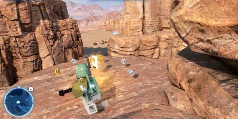 Image of the jundland wastes datacard in Lego Star Wars The Skywalker Saga