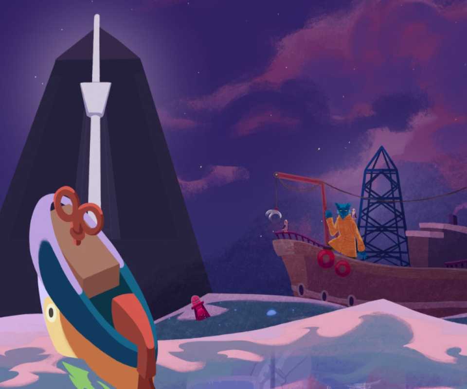 Key Art Showing A Toy-Esque Boat On The High Seas In Before Your Eyes