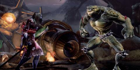Hisako fighting Rash in Killer Instinct