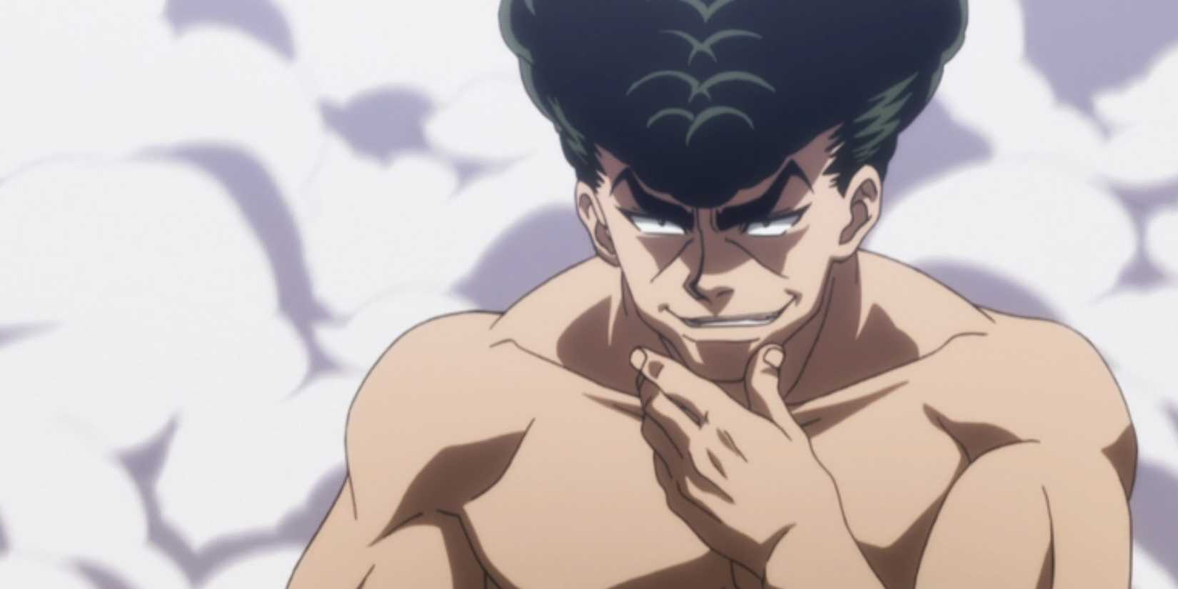 Knuckles are affected by Bone Bone while training in Hunter X Hunter