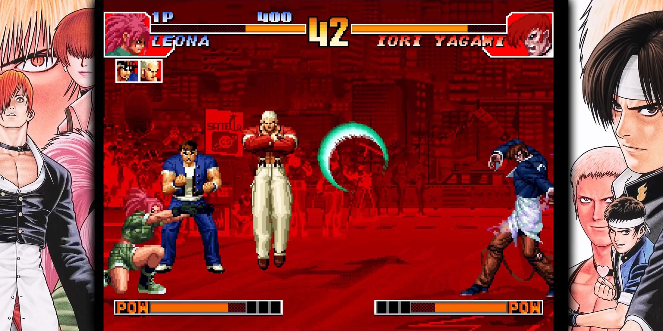kof 97 global match iori vs leona