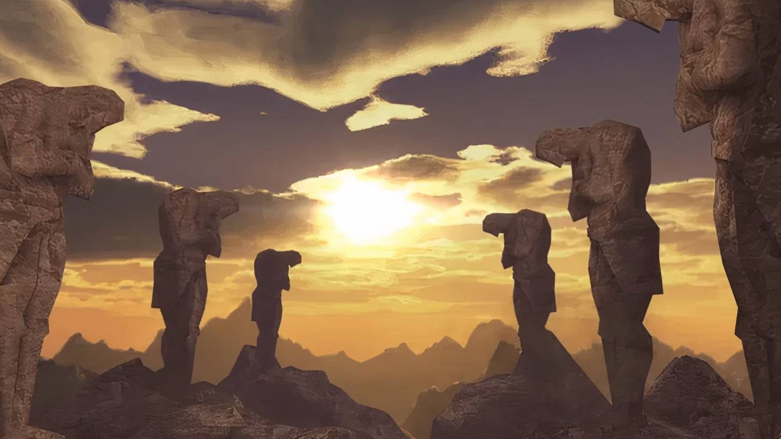 Korriban statues in Star Wars Knights of the Old Republic