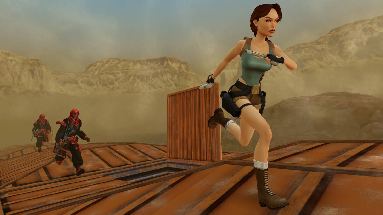 Lara Croft Running Tomb Raider IV-VI