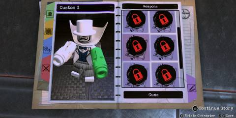 Villain creation screen in LEGO DC Super-Villains