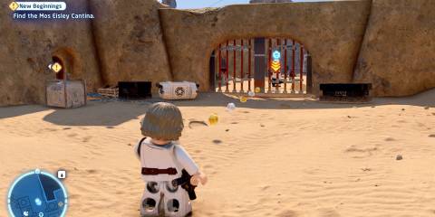 Image of an enemy that can be influenced with mind tricks in Lego Star Wars The Skywalker Saga