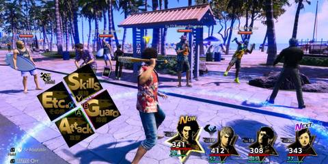 Combat in Like a Dragon: Infinite Wealth