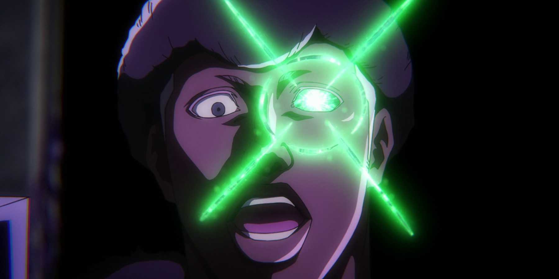 Lille Barro triggers his Quincy Vollstandig against Shisui Kyoraku in Bleach TYBW