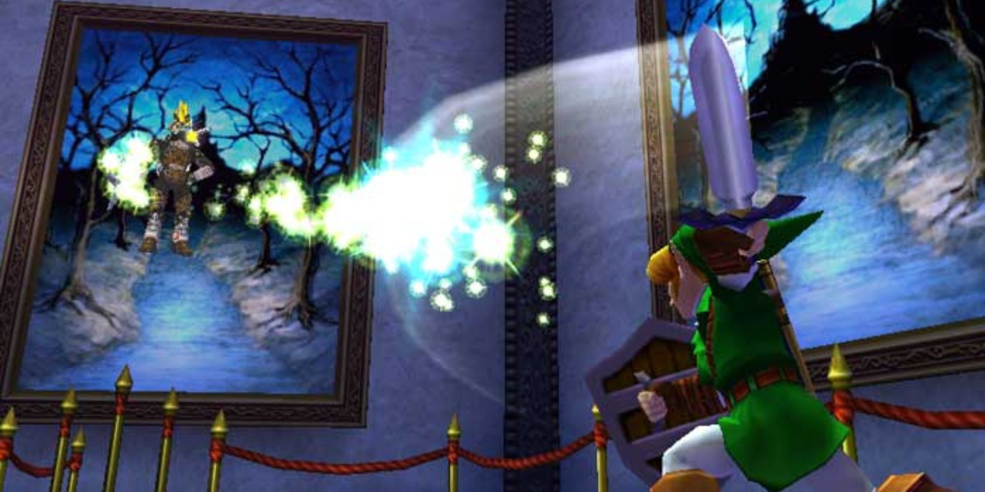 Link fighting Phantom Ganon.