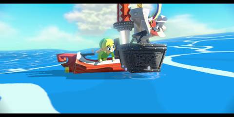 Link finds treasure in the ocean.-1